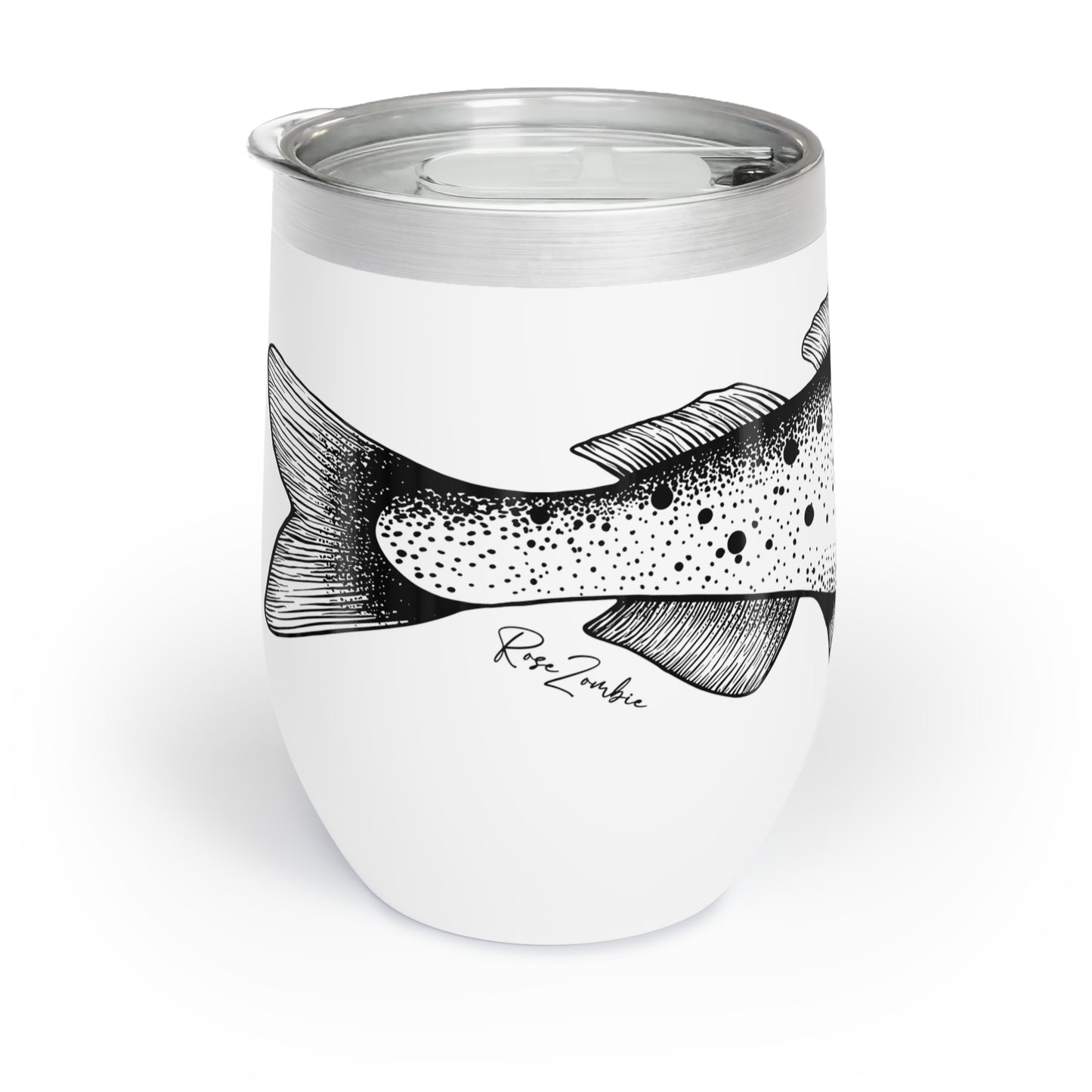 Gobelet de 12 oz en acier inoxydable – Cadeau pour amateurs de pêche