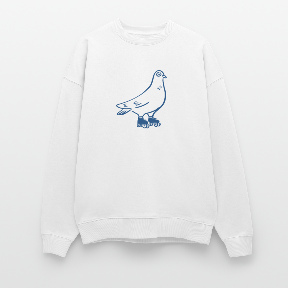Stanley/Stella Radder Unisex Oversized Organic Sweatshirt - white