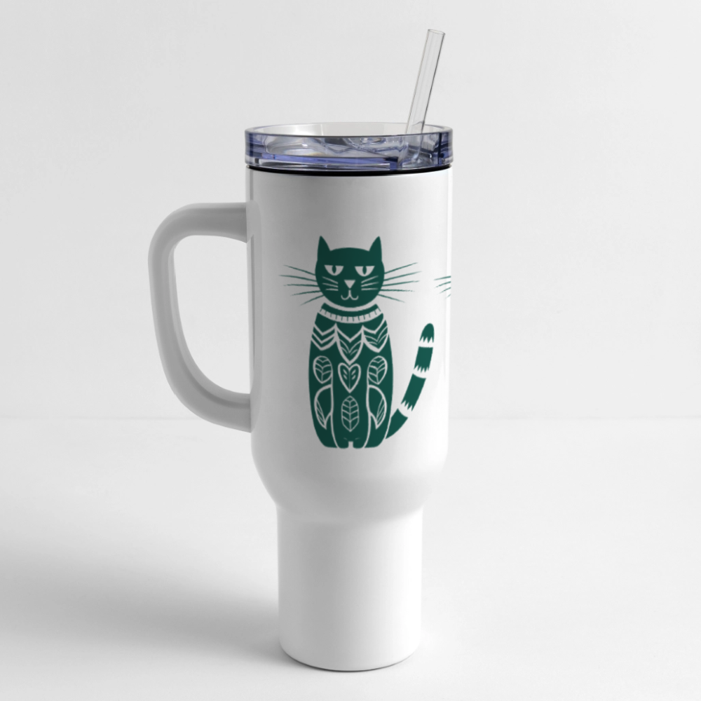 40 oz Travel Tumbler - white