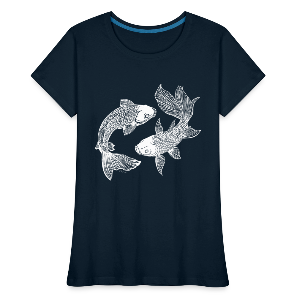 Women’s Premium Organic T-Shirt - deep navy
