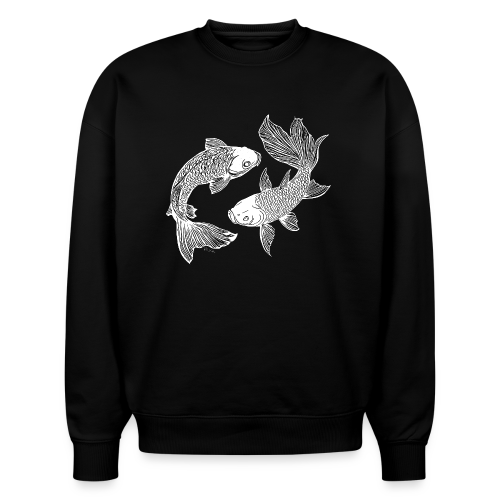 Stanley/Stella Radder Unisex Oversized Organic Sweatshirt - black