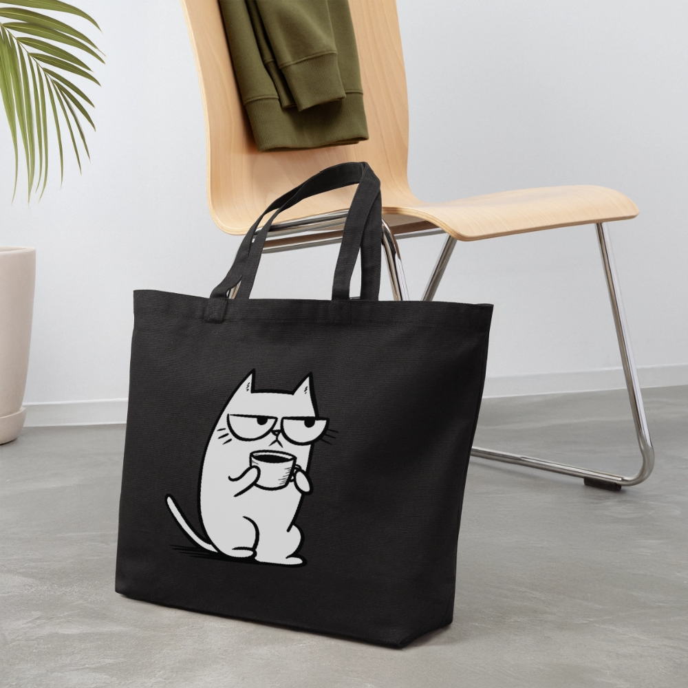 Eco-Friendly Cotton Tote - black