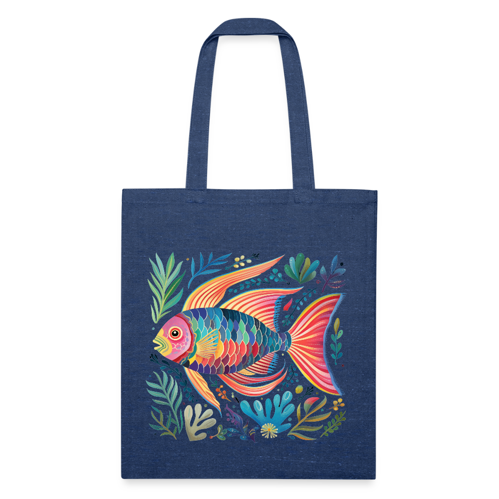 Recycled Tote Bag - heather navy
