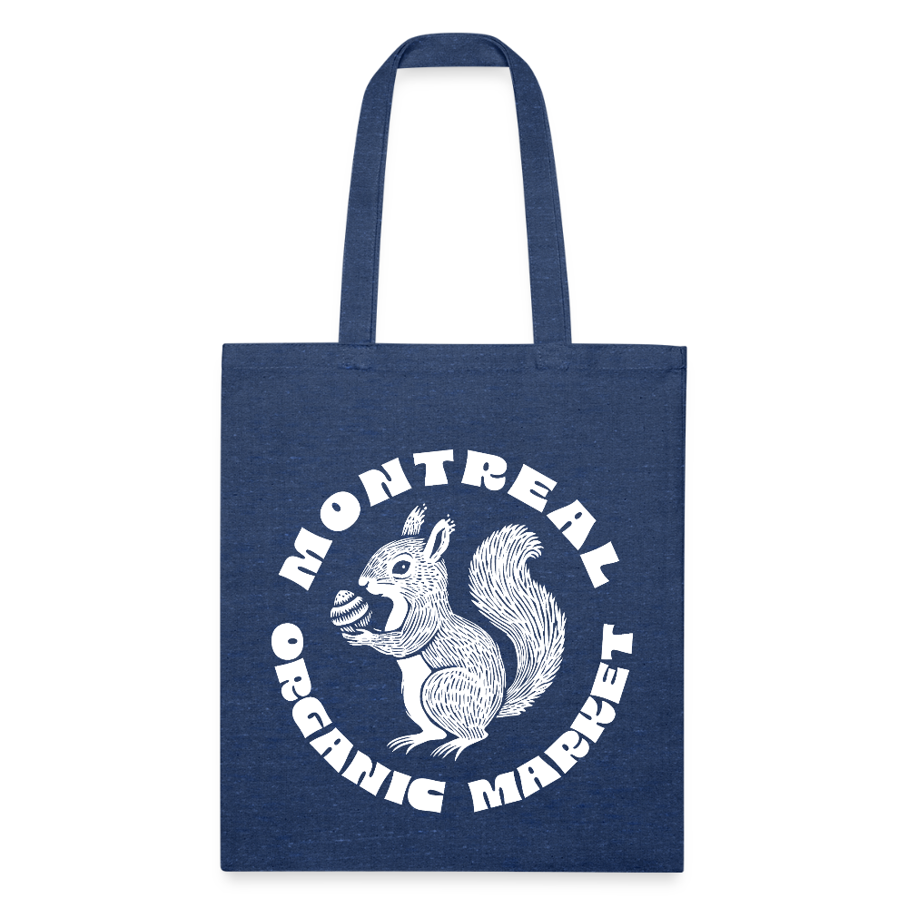 Recycled Tote Bag - heather navy