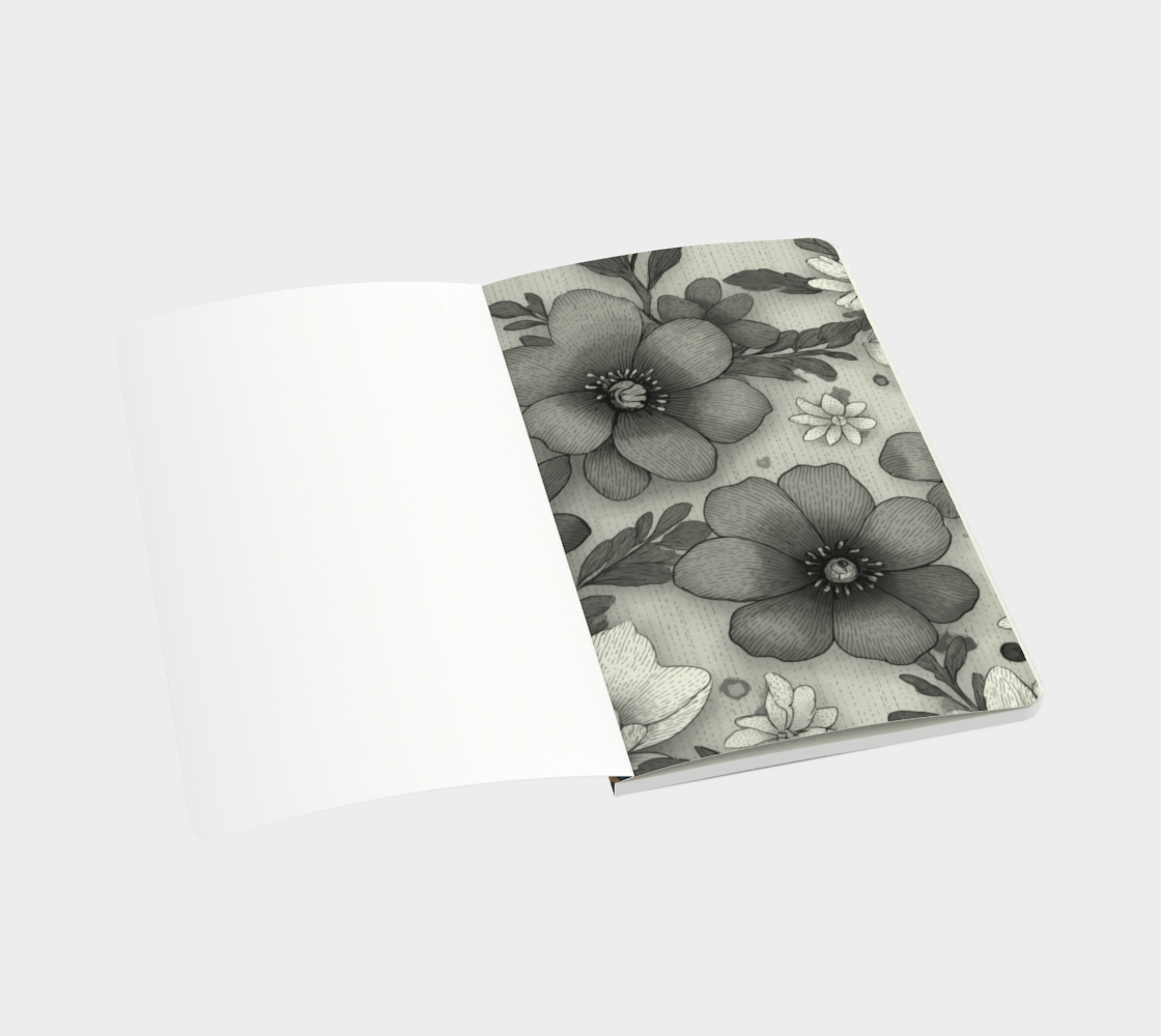 Carnet écoresponsable – Petit – Design floral coloré