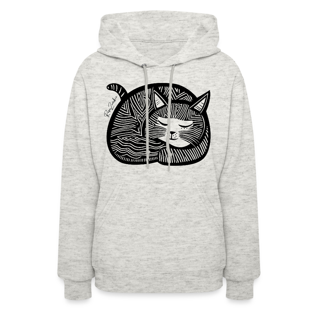 Women's Hoodie - heather oatmeal