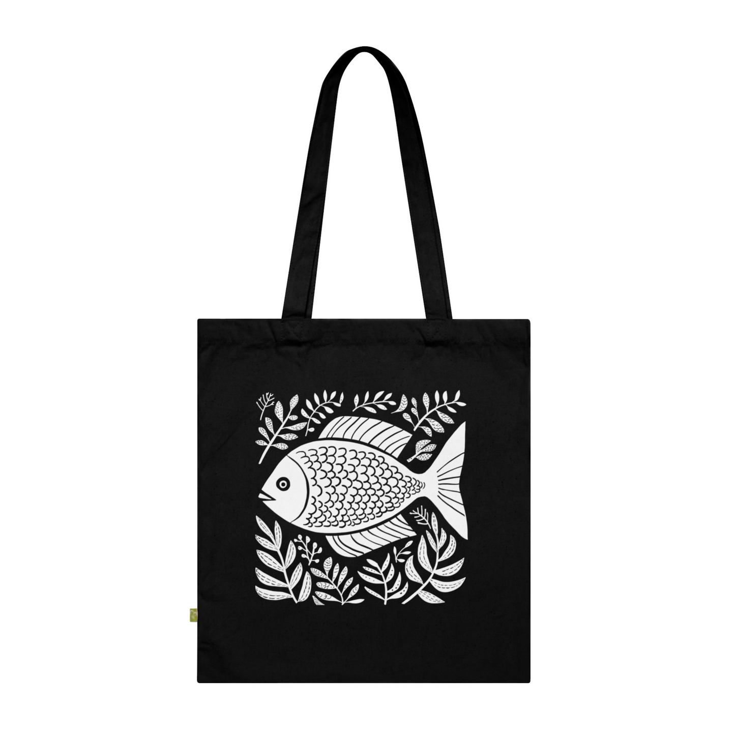 Sac tote en coton 100% bio - Motif marin