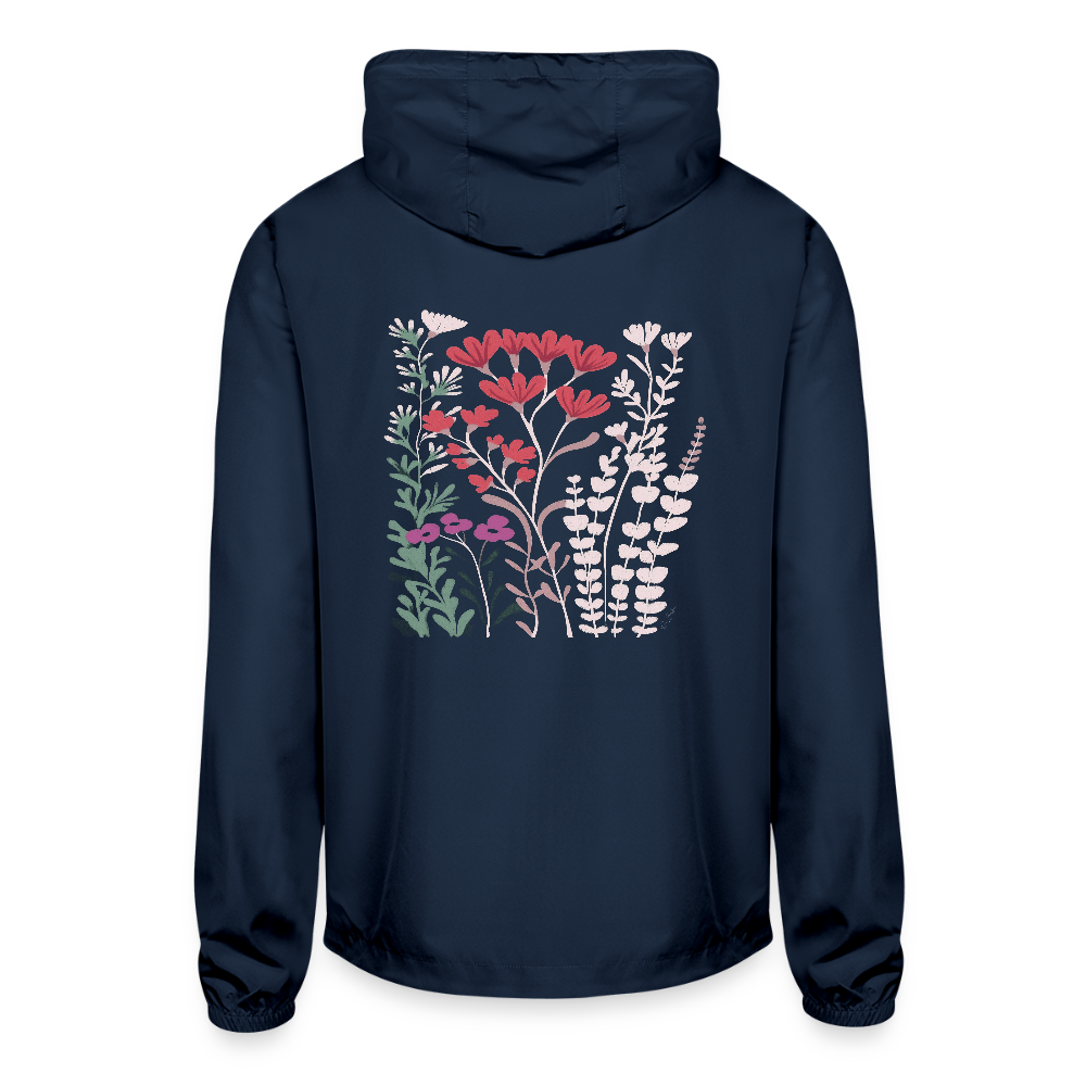 Unisex Lightweight Windbreaker Jacket - navy