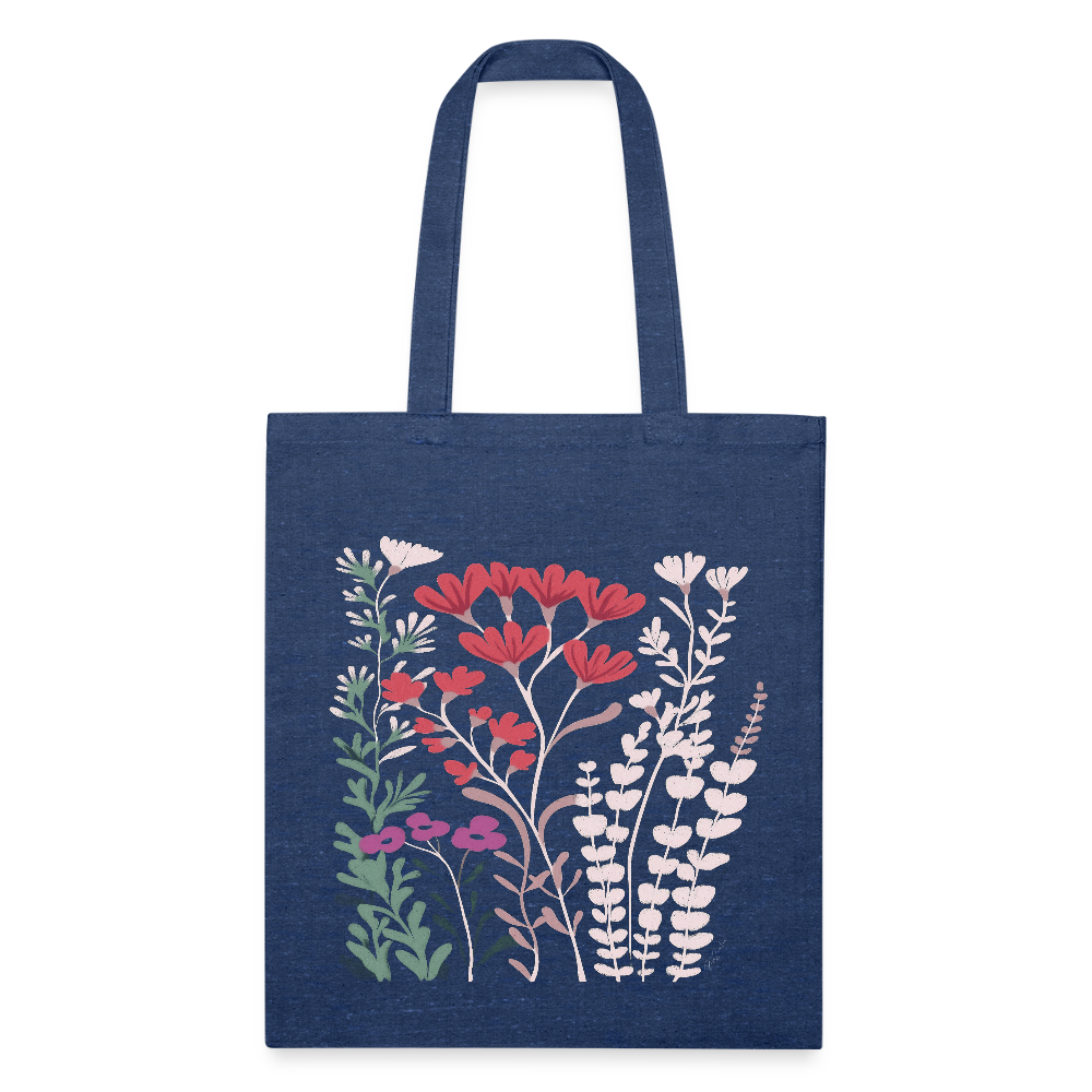 Recycled Tote Bag - heather navy