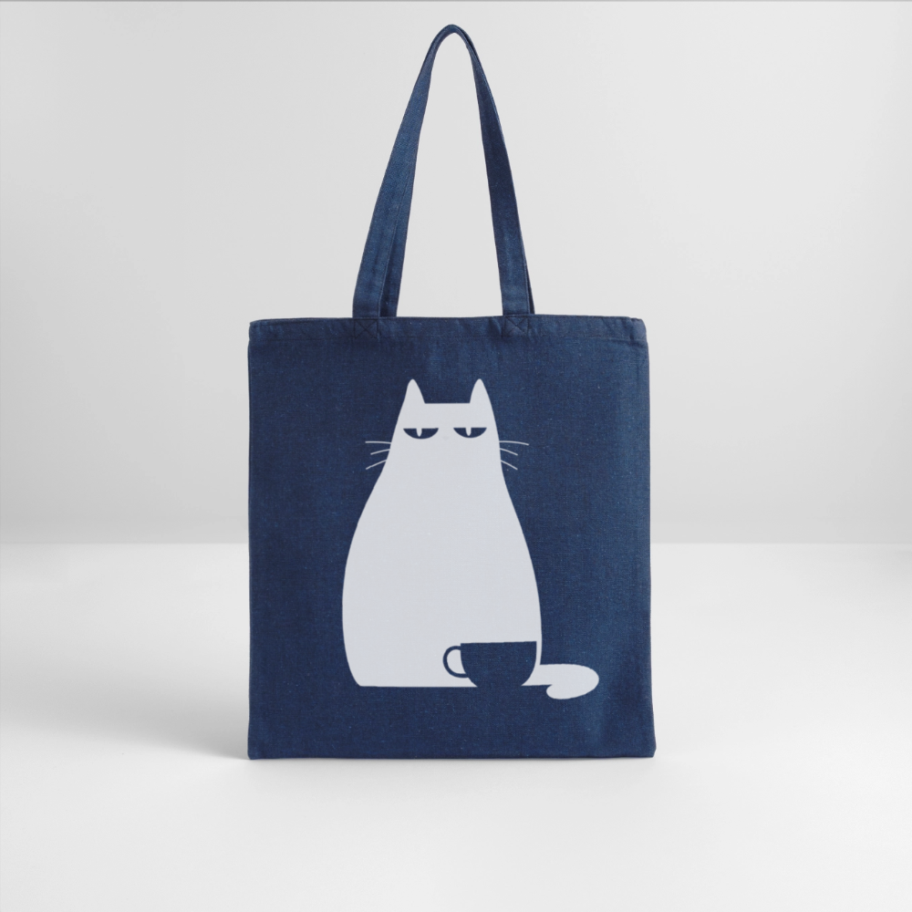 Recycled Tote Bag - heather navy