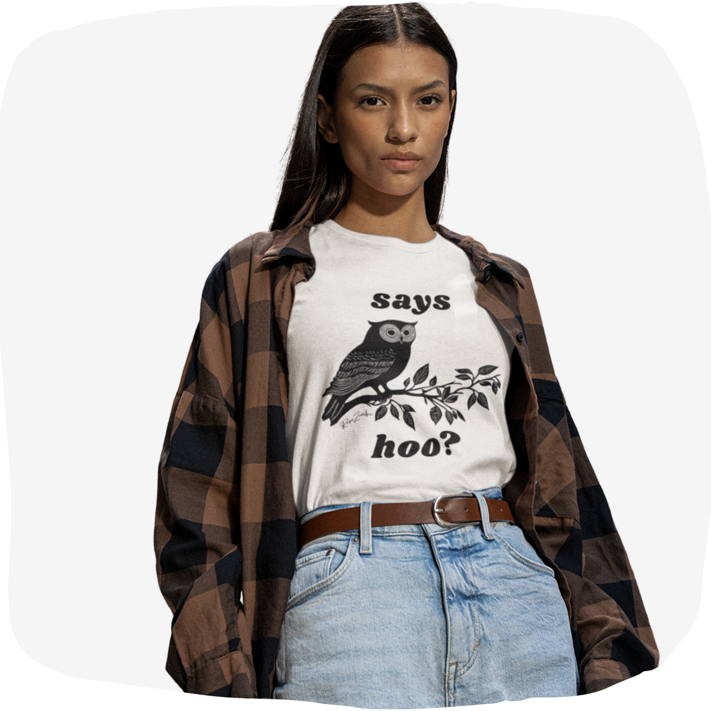 T-shirt en coton biologique - Imprimé avec citation ludique