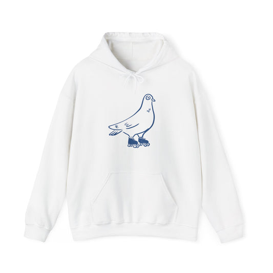Sweat à capuche en coton durable – Pigeon à roulettes