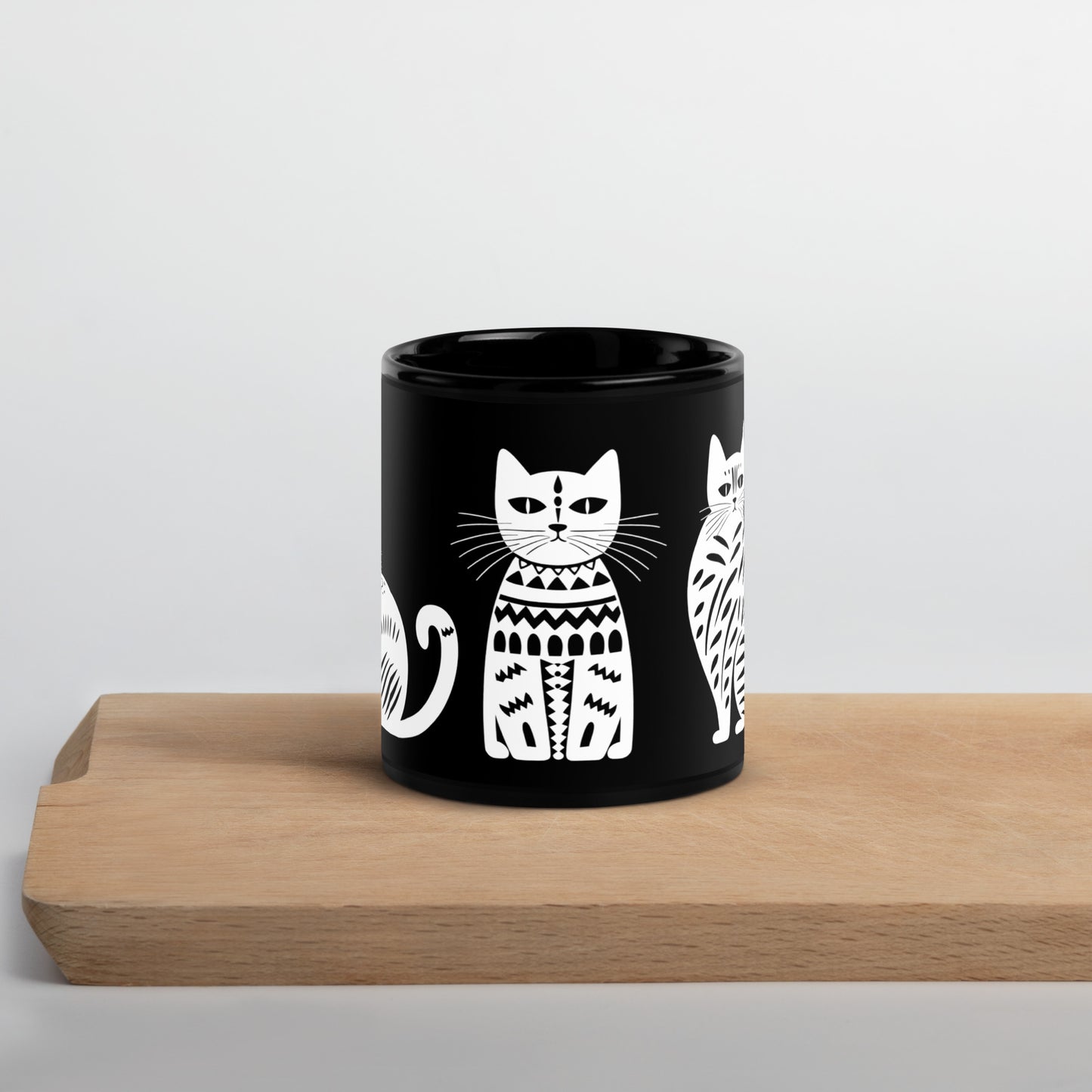 Tasse en céramique Kobe B - Motif de chats - rose zombie
