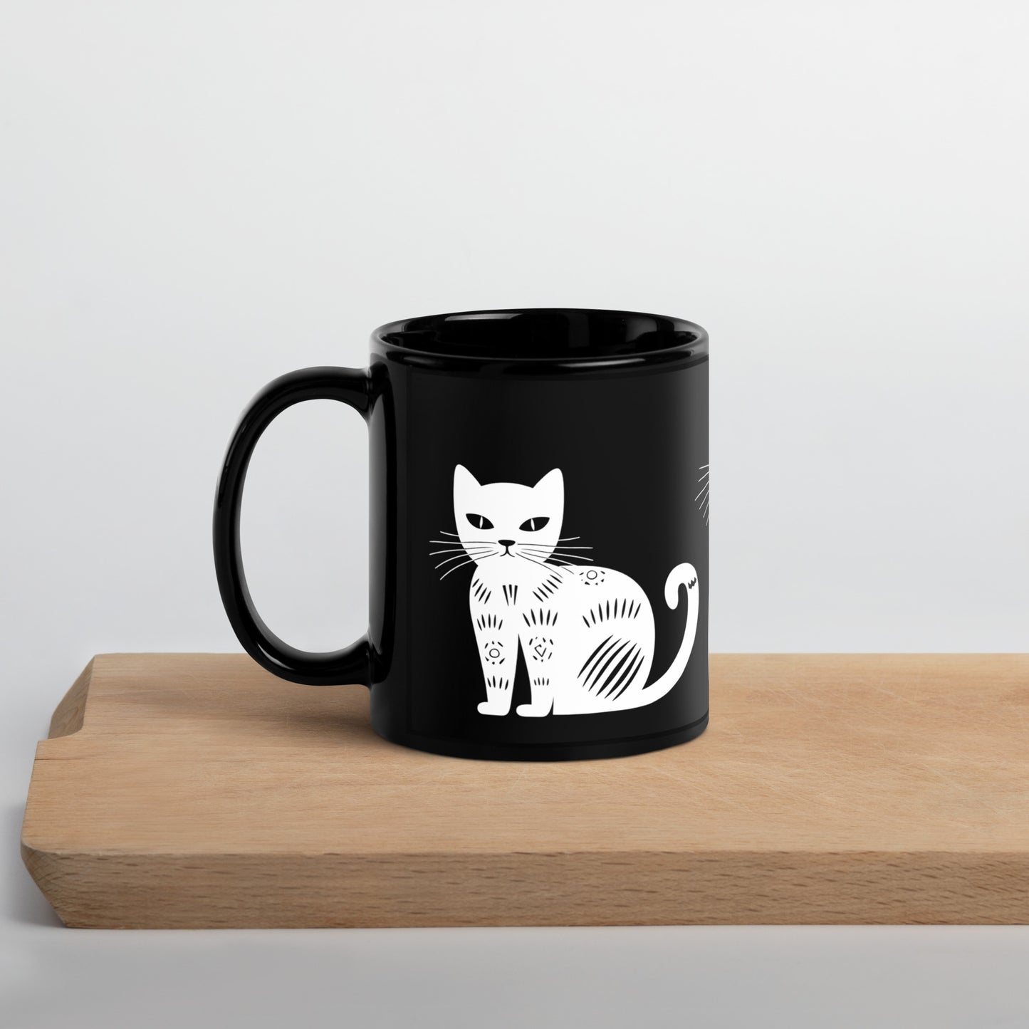 Tasse en céramique Kobe B - Motif de chats - rose zombie