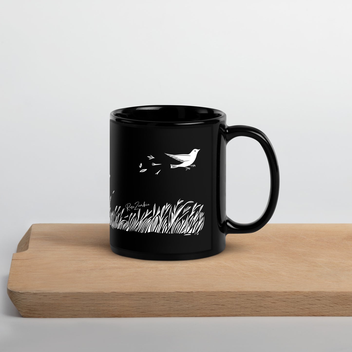 Tasse en céramique Aurora A - Motif bucolique - rose zombie