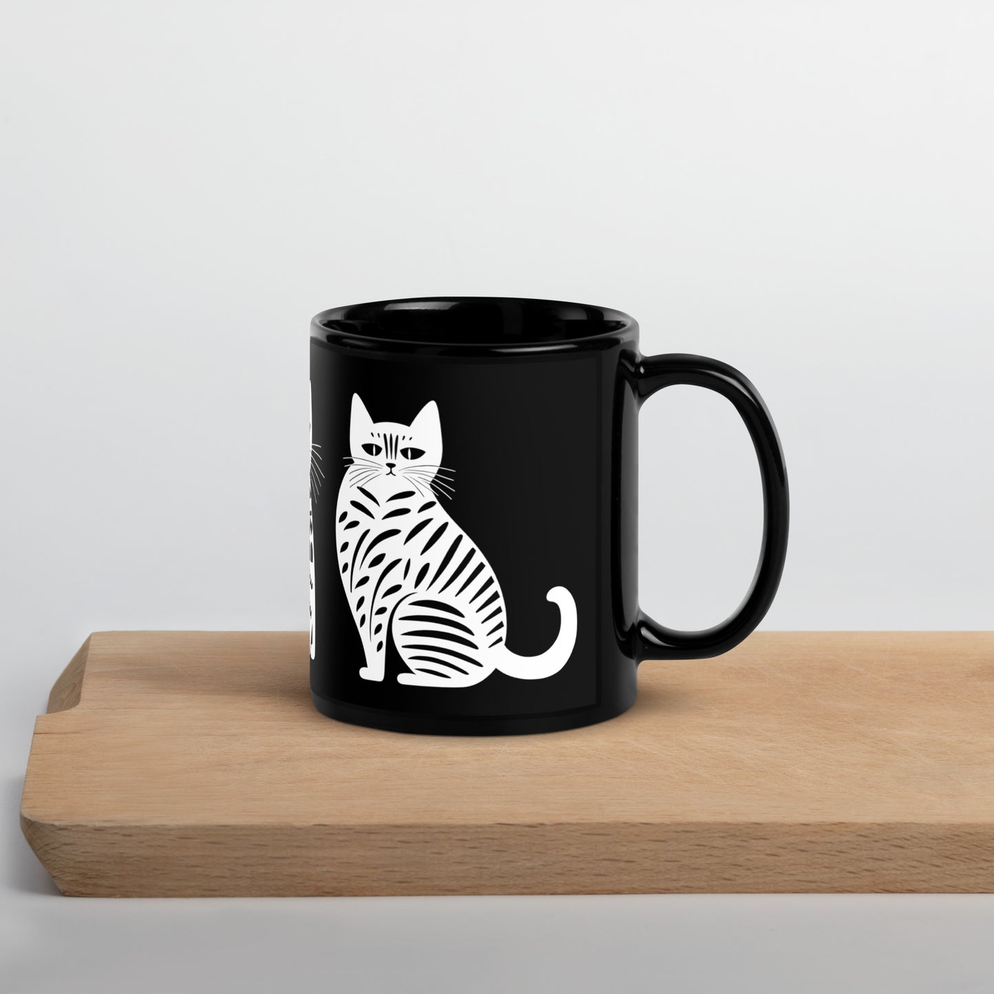 Tasse en céramique Kobe B - Motif de chats - rose zombie