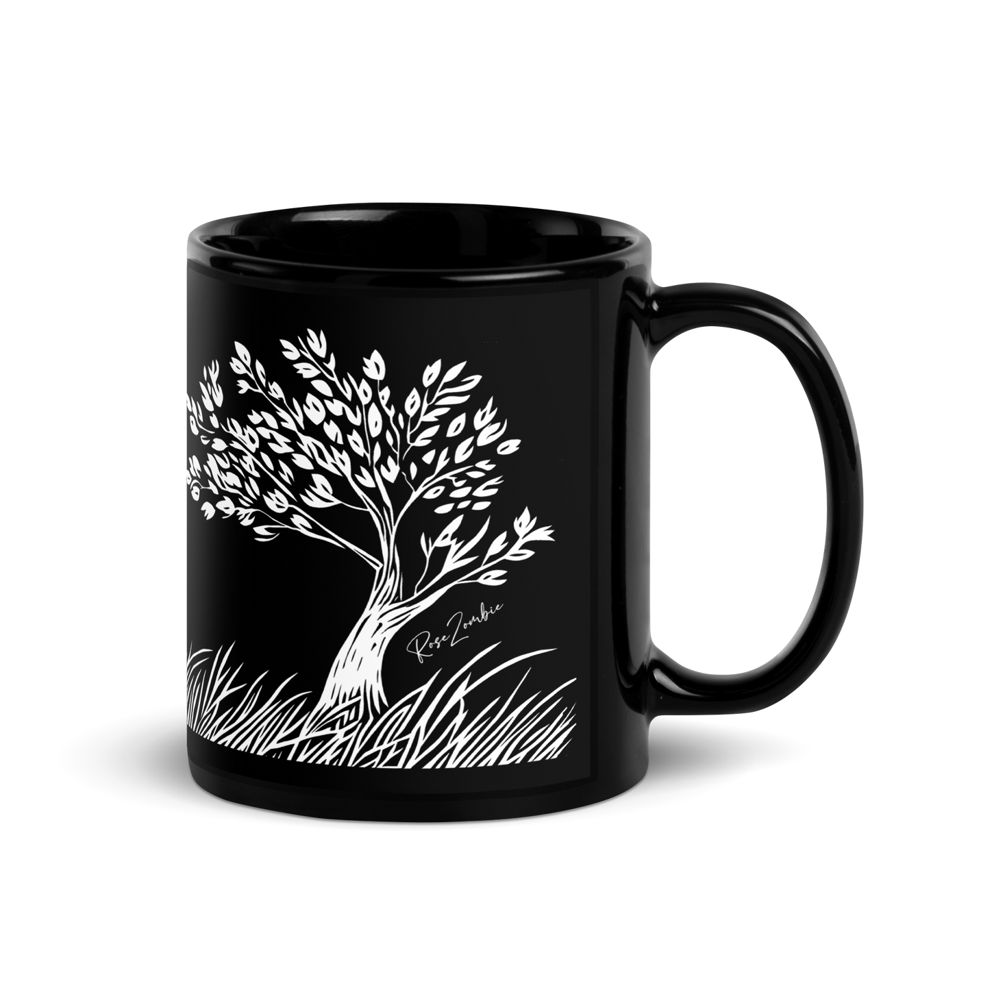 Lot de 4 tasses Aurora - rose zombie