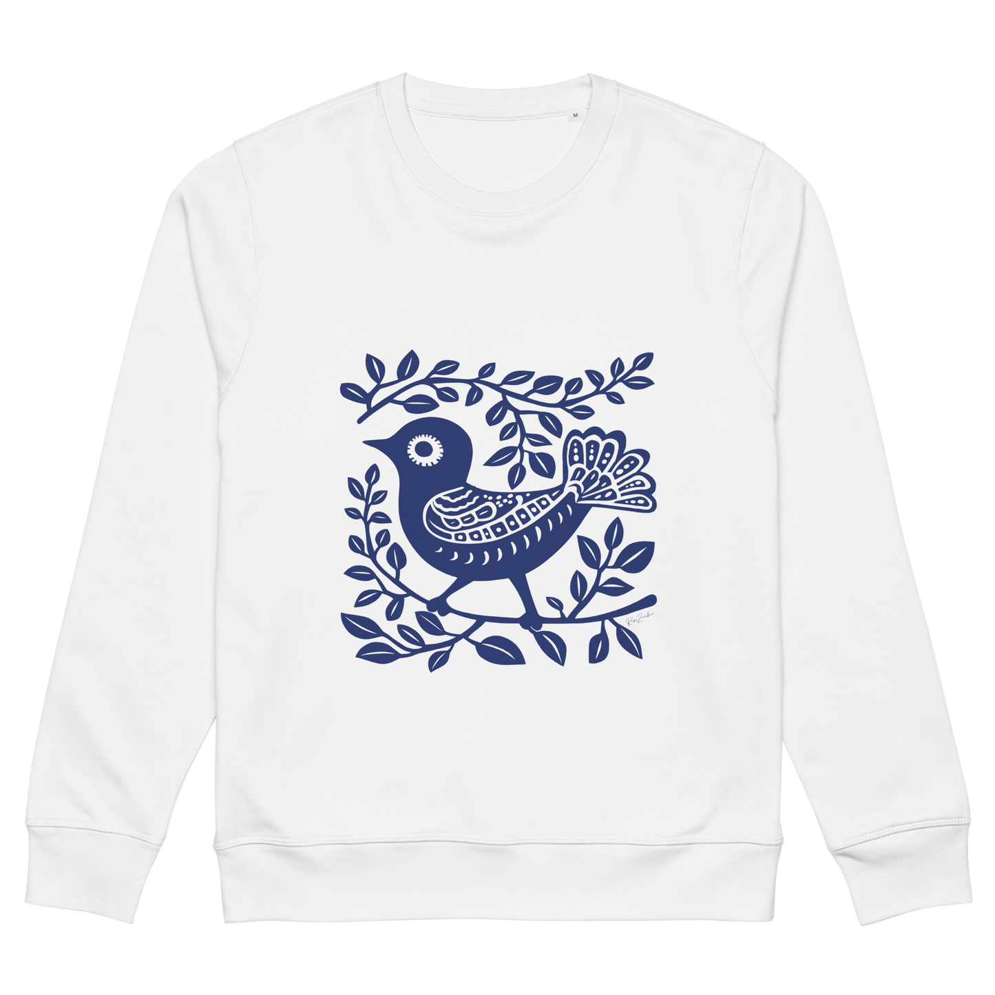 Sweatshirt écolo Camino - Motif d'oiseau - rose zombie