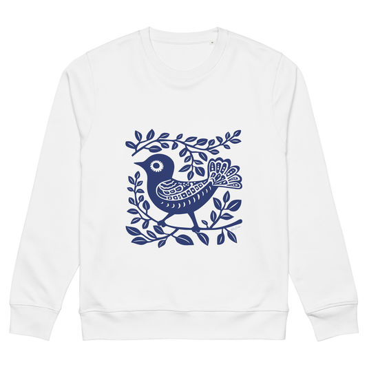 Sweatshirt écolo Camino - Motif d'oiseau - rose zombie