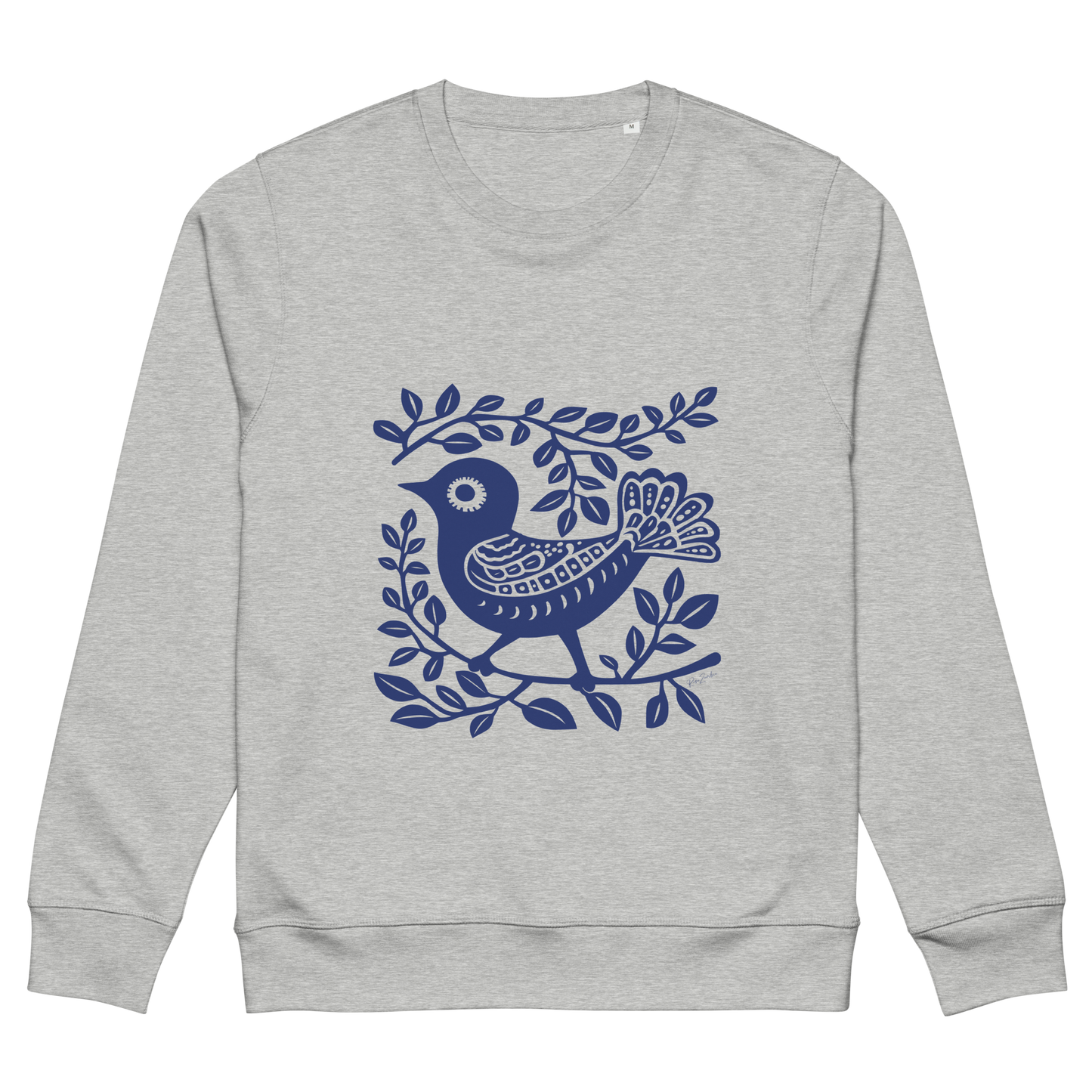 Sweatshirt écolo Camino - Motif d'oiseau - rose zombie