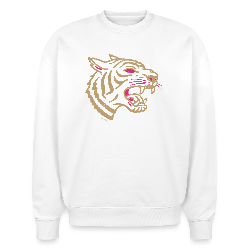 Stanley/Stella Radder Unisex Oversized Organic Sweatshirt - white