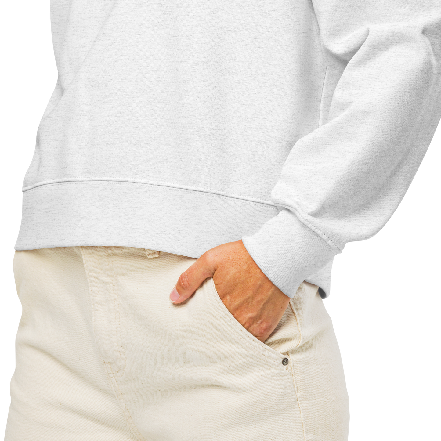 Pull en coton bio Flexing Mussels - Thème plage - rose zombie