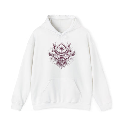 Sweat à capuche en coton durable - Motif artistique unique