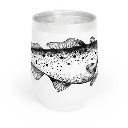 Gobelet de 12 oz en acier inoxydable – Cadeau pour amateurs de pêche