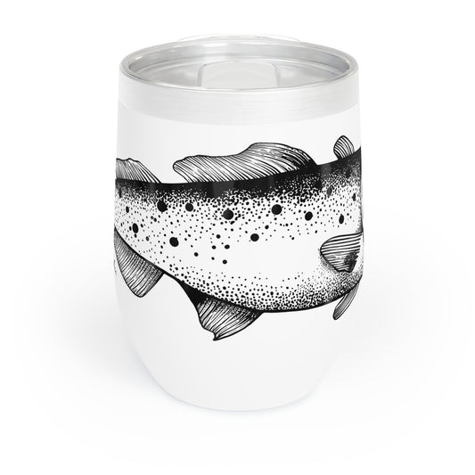 Gobelet de 12 oz en acier inoxydable – Cadeau pour amateurs de pêche