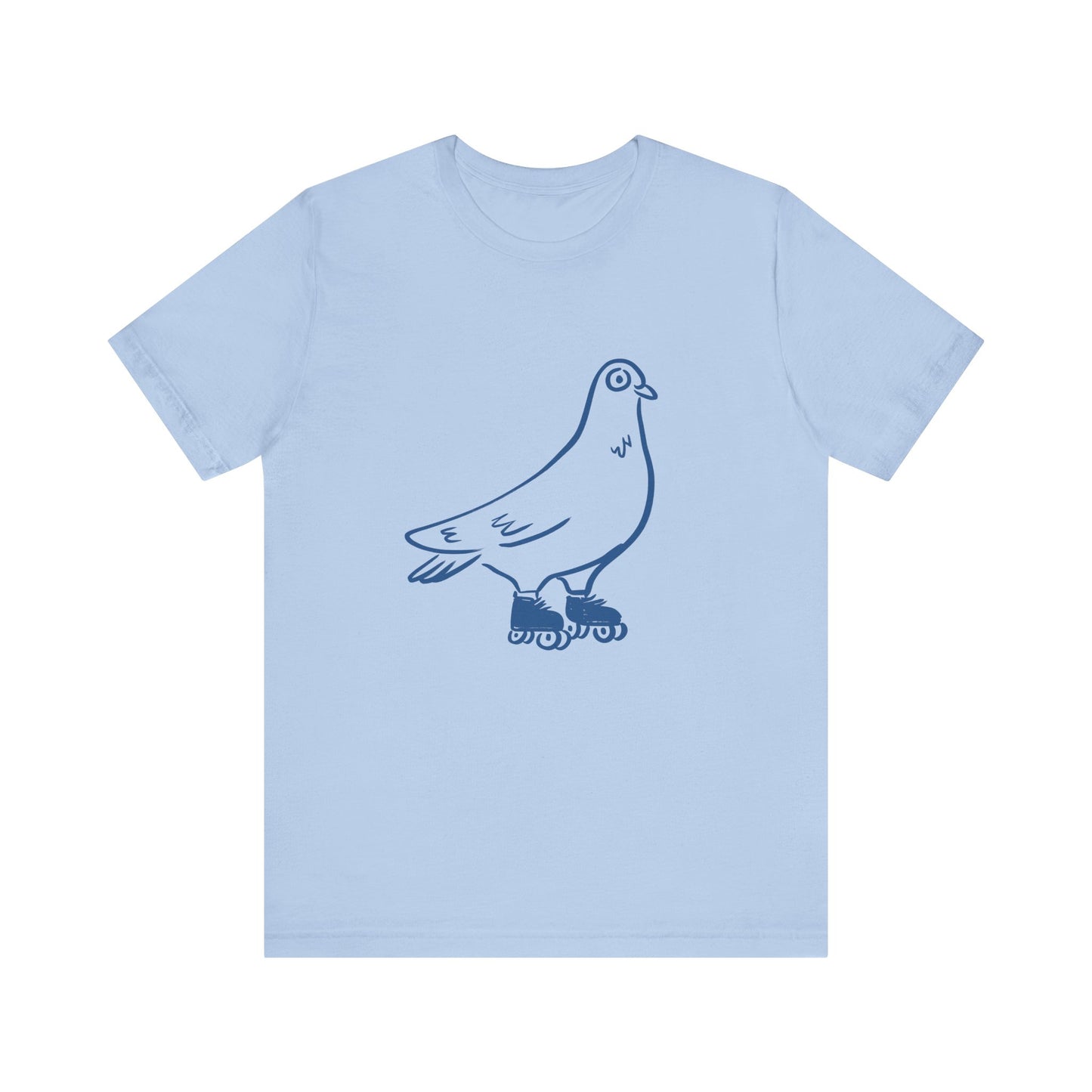 T-shirt écolo en coton durable - Imprimé amusant de pigeon