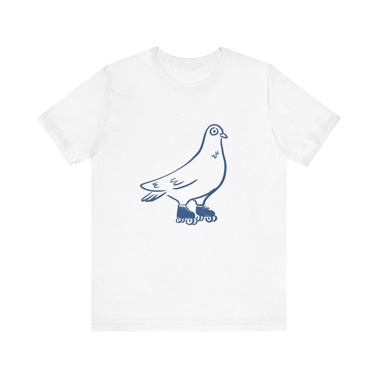 T-shirt écolo en coton durable - Imprimé amusant de pigeon