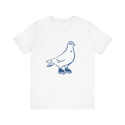 T-shirt écolo en coton durable - Imprimé amusant de pigeon
