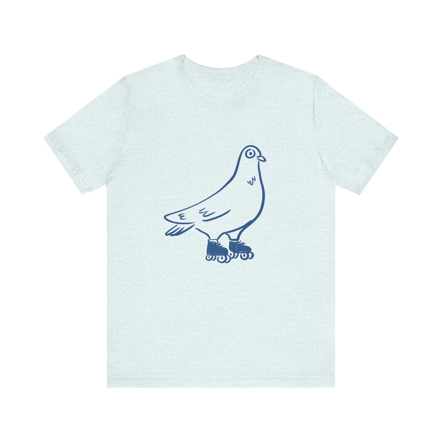 T-shirt écolo en coton durable - Imprimé amusant de pigeon