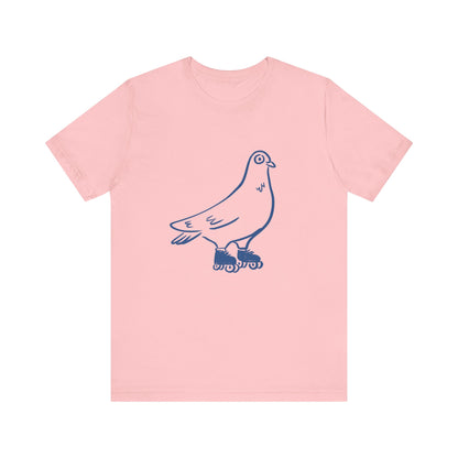 T-shirt écolo en coton durable - Imprimé amusant de pigeon