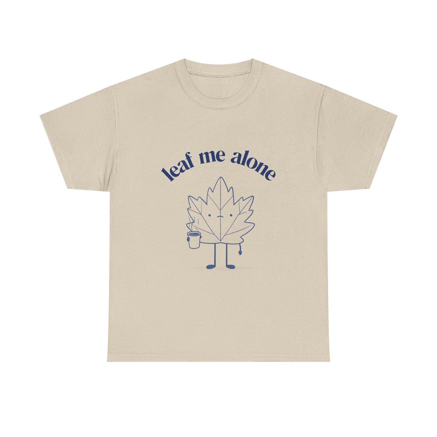 T-shirt en coton durable – Leaf Me Alone