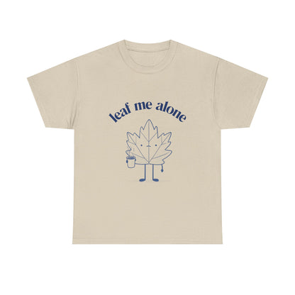T-shirt en coton durable – Leaf Me Alone