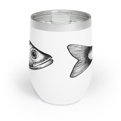 Gobelet de 12 oz en acier inoxydable – Cadeau pour amateurs de pêche