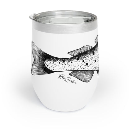Gobelet de 12 oz en acier inoxydable – Cadeau pour amateurs de pêche
