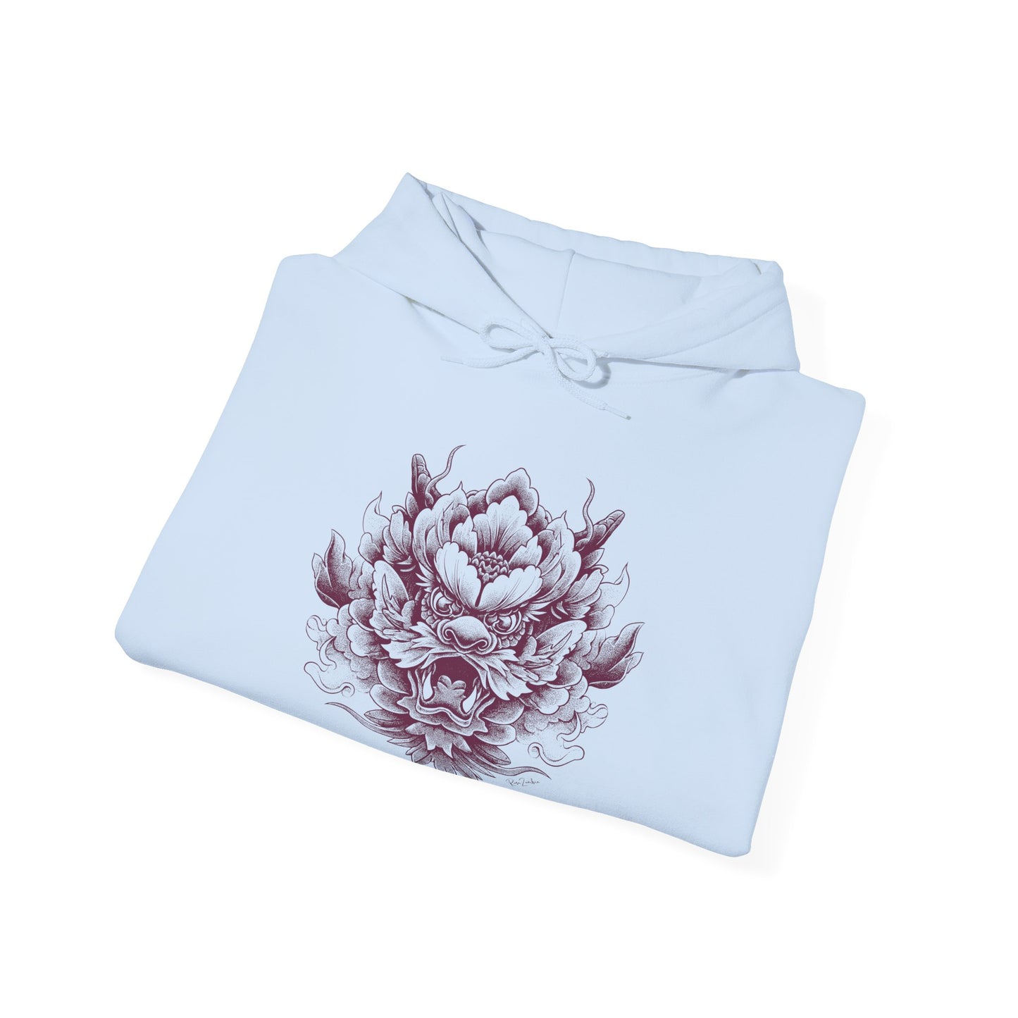 Sweat à capuche en coton durable - Motif artistique unique