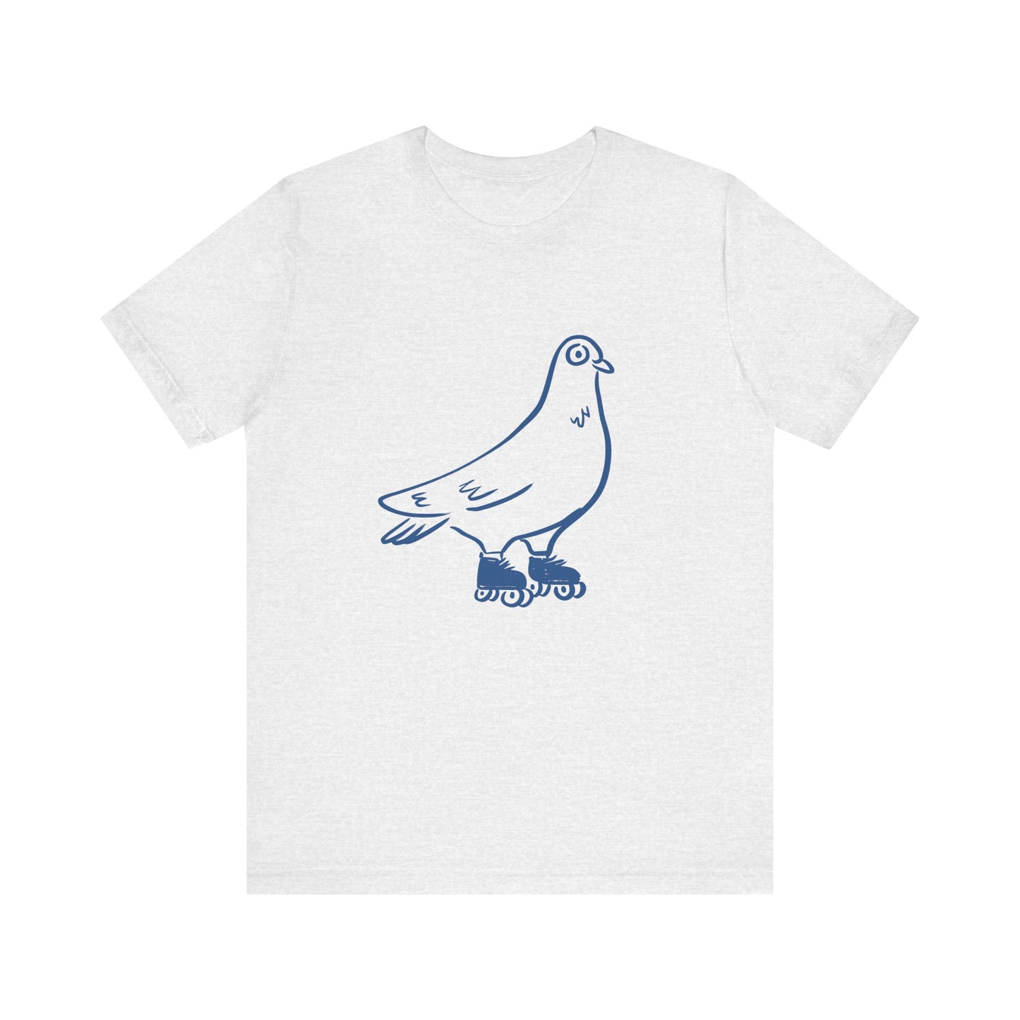 T-shirt écolo en coton durable - Imprimé amusant de pigeon