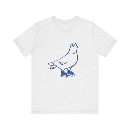 T-shirt écolo en coton durable - Imprimé amusant de pigeon