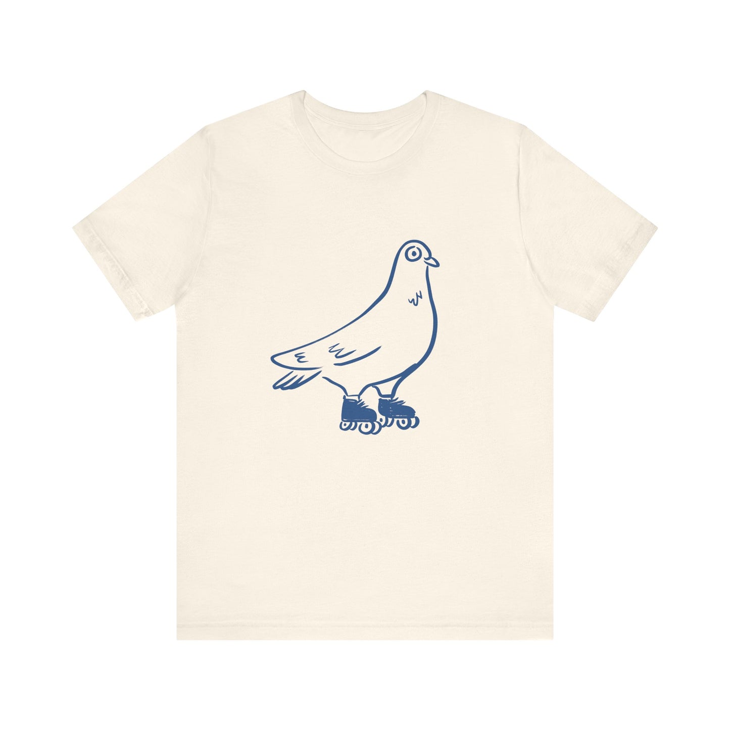 T-shirt écolo en coton durable - Imprimé amusant de pigeon