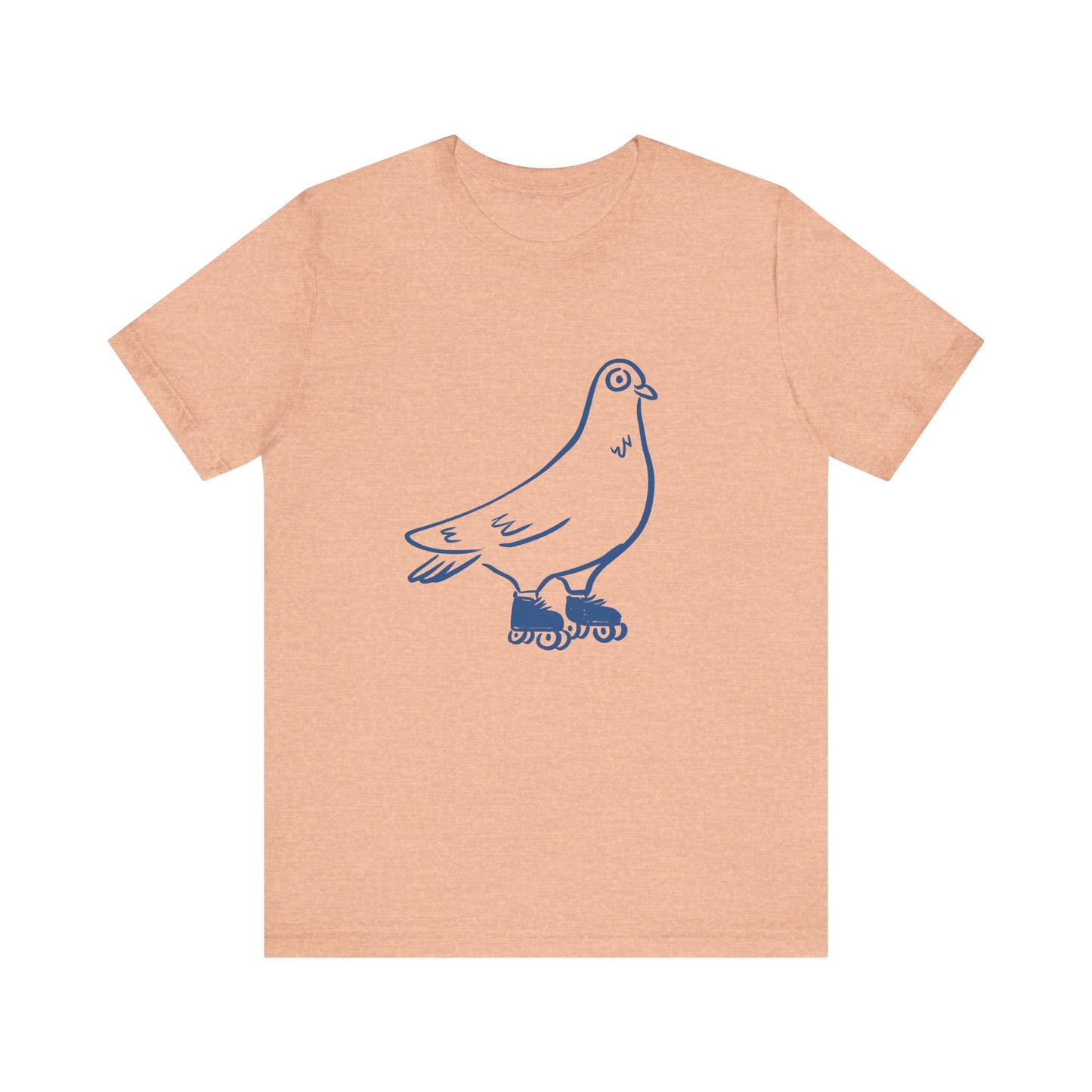 T-shirt écolo en coton durable - Imprimé amusant de pigeon
