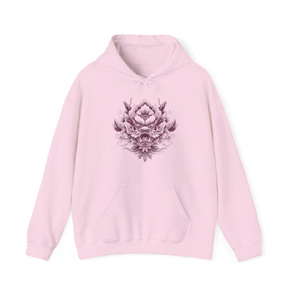 Sweat à capuche en coton durable - Motif artistique unique