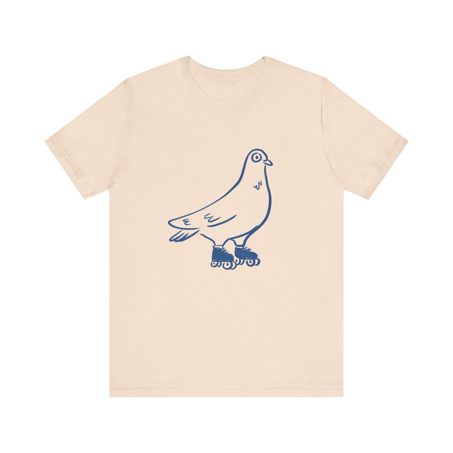 T-shirt écolo en coton durable - Imprimé amusant de pigeon