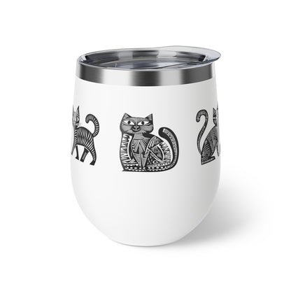 Gobelet en acier inoxydable durable - Motif de chats