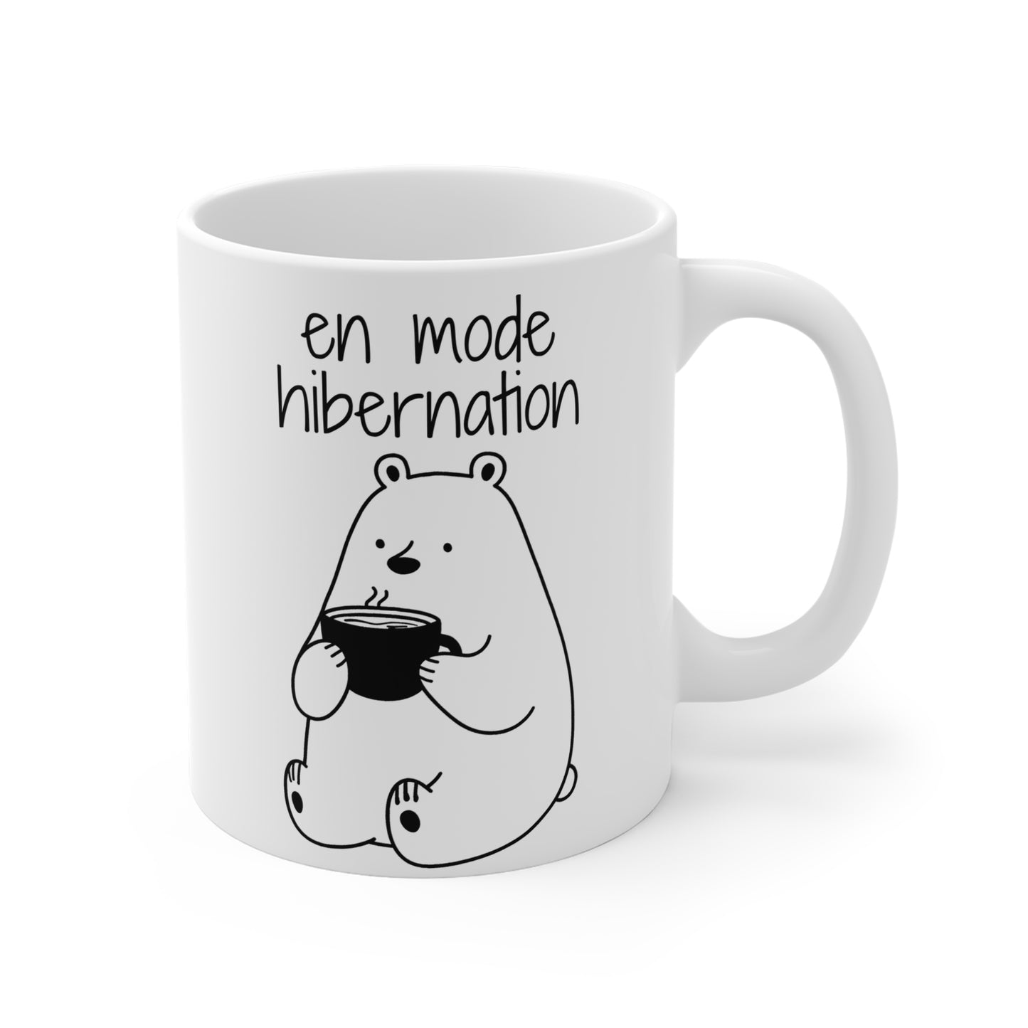 11 oz Ceramic Mug - Hibernating Bear