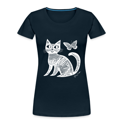 Women’s Premium Organic T-Shirt - deep navy