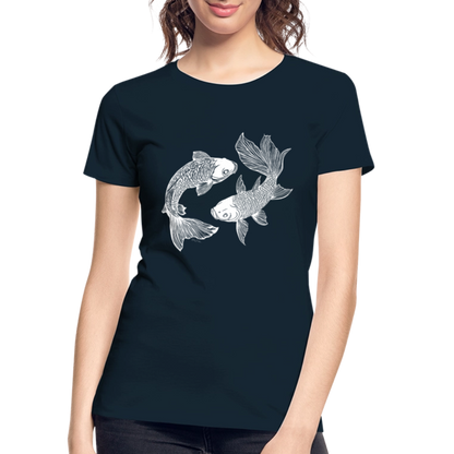 Women’s Premium Organic T-Shirt - deep navy