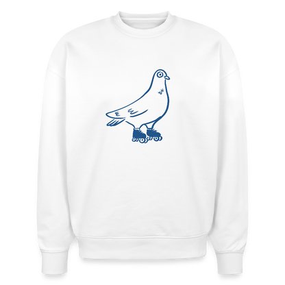 Stanley/Stella Radder Unisex Oversized Organic Sweatshirt - white